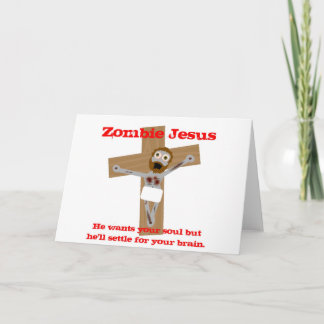 Tarjeta Zombi Jesús