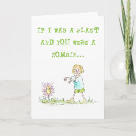 Tarjeta Zombie de amor y aprecio