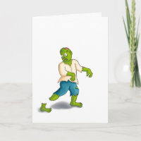 Tarjeta Zombie Get Well Soon