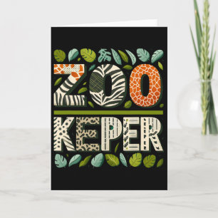 Tarjeta Zoo Keeper Vestimenta el partido Halloween adulto 