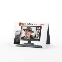 Zoomy 60th Birthday Funny Video Conference Call