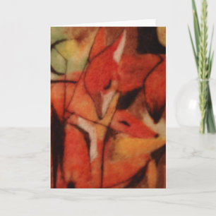 Tarjeta Zorros rojos