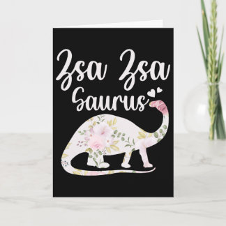 Tarjeta Zsa Zsa Saurus Abuela Día de la Madre Día de Acció