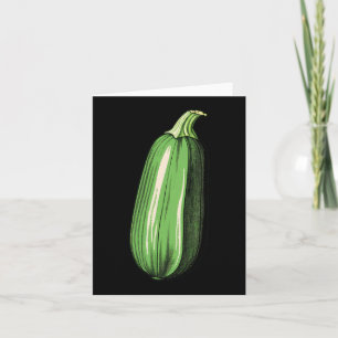 Tarjeta Zucchini Lazy Easy Funny Matando Costum Halloween