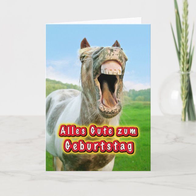 Tarjeta Zum Geburtstag de Alles Gute (Anverso)