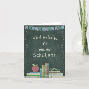 Tarjeta Zurück zur Schule   Viel Erfolg im neuen Schuljahr