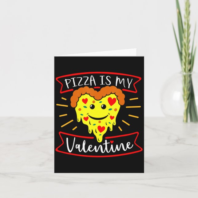 Tarjeta Zza Is My Valentine Funny Valentines Day Quote  (Anverso)
