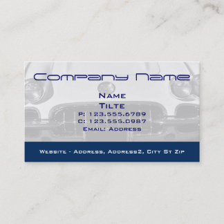 Tarjetas 1960 de visita anticipadas del Corvette