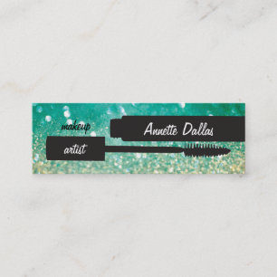 Tarjetas abstractas del artista de maquillaje del