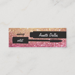 Tarjetas abstractas del artista de maquillaje del
