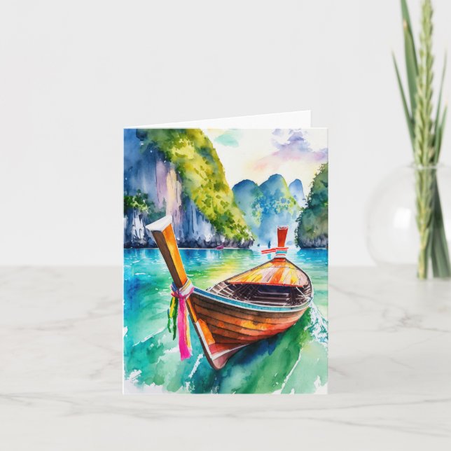 Tarjetas acuáticas de la isla Phi Phi de Tailandia (Anverso)