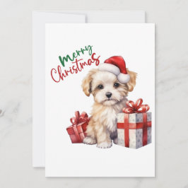 Tarjetas Adorables Para Navidades De Perro