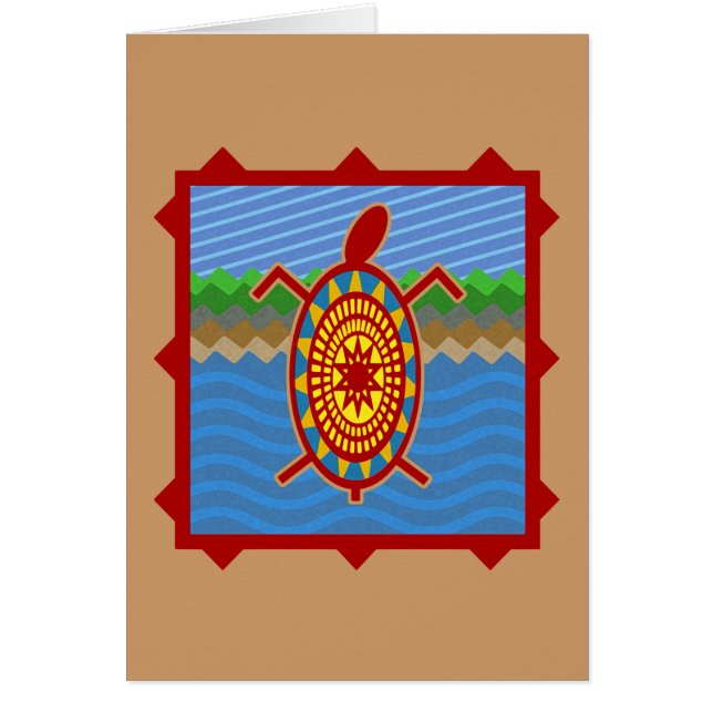 Tarjetas al sudoeste de la escena de la tortuga de (Frente)