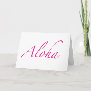 Tarjetas Aloha