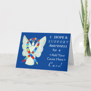 Tarjetas Angel Personalizado de la cinta de sensib