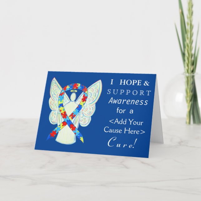 Tarjetas Angel Personalizado de la cinta de sensib (Anverso)