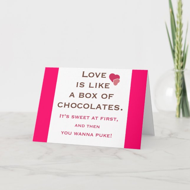 Tarjetas anti-El día de San Valentín (Anverso)