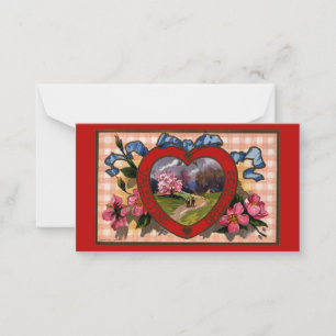 Tarjetas antiguas de Feliz Día de San Valentín con