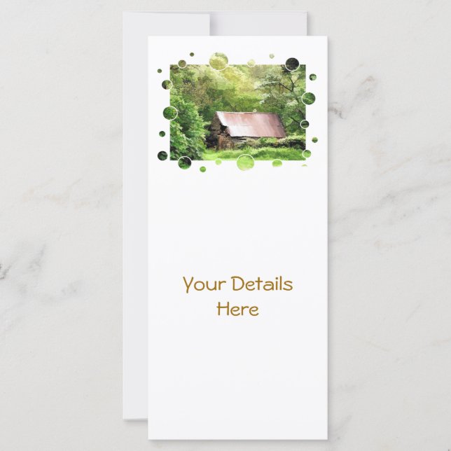 TARJETAS ANTIGUAS DE RACK BARN (Anverso)