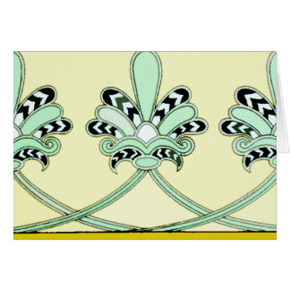 Tarjetas asirias decorativas del diseño