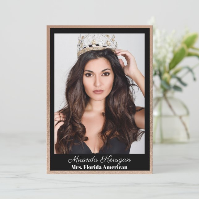 Tarjetas autográficas del concurso Dorado de bronc (Anverso de pie)