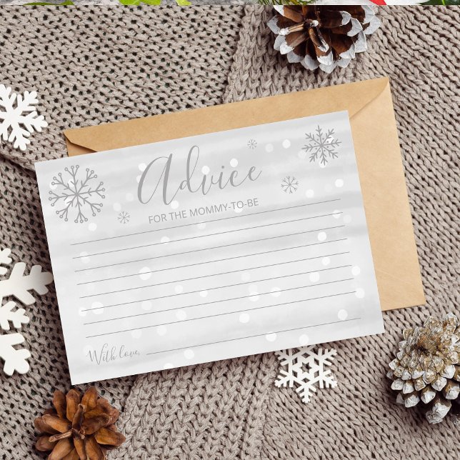 Tarjetas Baby Shower de consejos para copas de nie (Subido por el creador)