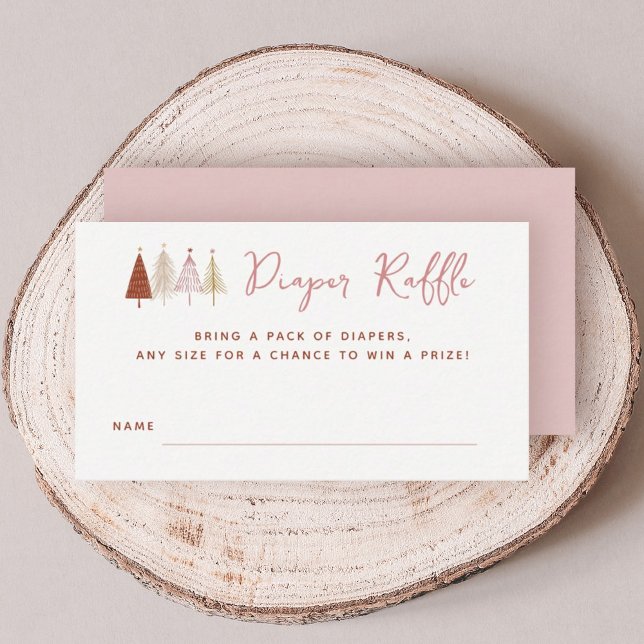 Tarjetas Baby Shower Diaper Raffle para invierno d (Subido por el creador)