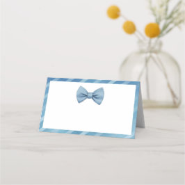 Tarjetas Baby Shower Place de Little Man - Blue Bo
