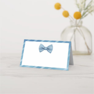 Tarjetas Baby Shower Place de Little Man - Blue Bo