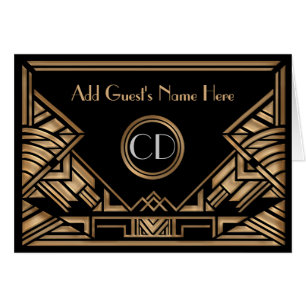 Tarjetas beige de oro del lugar de la boda de