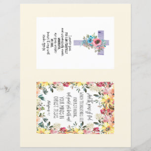 Tarjetas bibliales 4x6 en papel