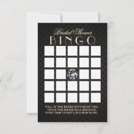 Tarjetas Bingo Diamond Bridal Shower