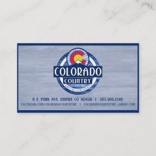 Tarjetas biz para el país de Colorado