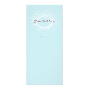 Tarjetas blancas del estante de la jerarquía