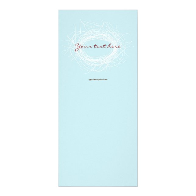 Tarjetas blancas del estante de la jerarquía (Frente)