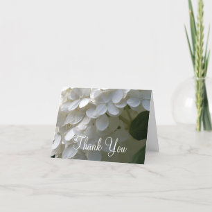 Tarjetas Blancas en Blanco de Hortensias con Cal d