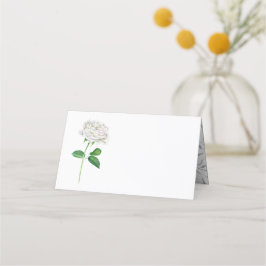 Tarjetas blancas Rose Blank Place
