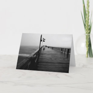 Tarjetas blancos y negros de la fotografía del pir