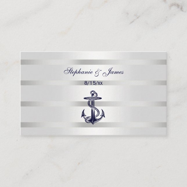 Tarjetas Blue Anchor Silver Whplace de la Marina N (Anverso)