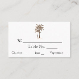 Tarjetas Blue Gold Compass Rosa Beach Wedding Plac