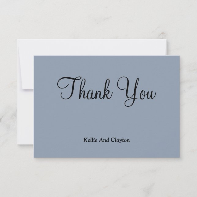 Tarjetas Blue Gracias (Anverso)