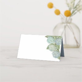Tarjetas Blue hidrangea Blank Place