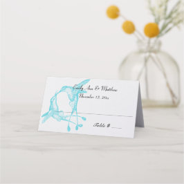 Tarjetas Blue Radiance Hummingbird Boda Place