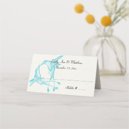 Tarjetas Blue Radiance Hummingbird Boda Place