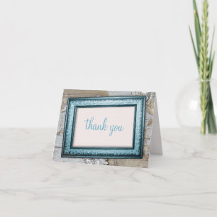 Tarjetas Blue Rustic del Sur Country