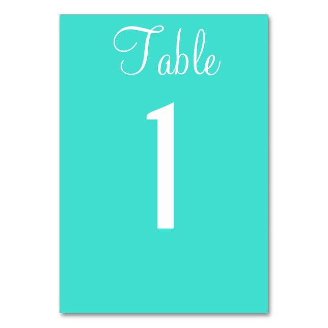 Tarjetas Boda azul turquesa (Anverso)