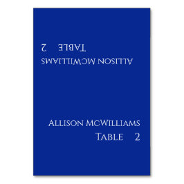 Tarjetas boda-Azul y Blanco