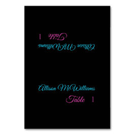 Tarjetas boda-Azul y rosa-