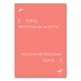 Tarjetas boda-Coral Vegetariano-Rosa-