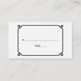 Tarjetas Boda de Moda de Deco Negro